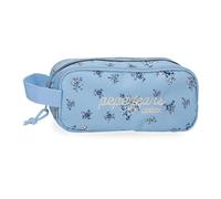 Pepe Jeans Olivia Trousse Triple Bleu Clair 22 x 10 x 9 cm Polyester 1,98 L by Joumma Bags