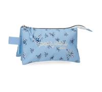 Pepe Jeans Olivia Trousse Triple Bleu Clair 22 x 12 x 5 cm Polyester 1,32 L by Joumma Bags