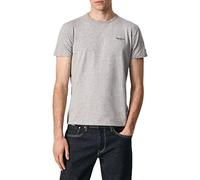 Pepe Jeans T-Shirt gris chiné / noir, Taille S