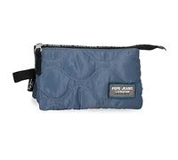 Pepe Jeans Orson Mixte Enfant Accessoire de Voyage - Étui à cosmétiques, Bleu Marine, 22x12x2 cms