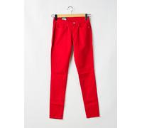 pepe jeans pantalons fille de couleur rouge 16 A