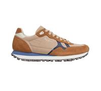 Pepe Jeans Pantoufles en Cuir Marron Brit-on Prints