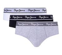 Pepe Jeans Pepe BF 3P Lot de 3 Slips pour Homme Gris chiné Taille L, Gris chiné, L