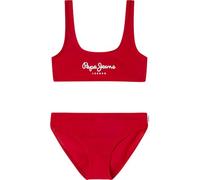 Pepe Jeans Pepe SC Set Ensemble de Bikini, Rouge, 12 Ans Fille
