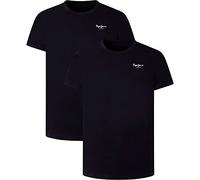 Pepe Jeans Pepe T-Shirt 2P sous-vêtement, Noir (Black), L Homme
