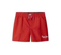 Pepe Jeans PJ Solid Swimshort Shorts, Rouge (Crispy Red), 10 Ans Garçon