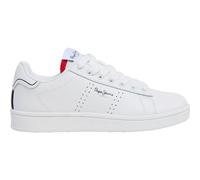 Pepe Jeans Player Basic B, Baskets Garçon, Blanc (Blanc), 6
