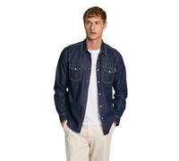 Pepe Jeans Pm308586 Long Sleeve Shirt Bleu 2XL Homme