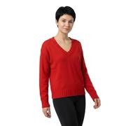 Pepe Jeans – Pull femme Cherice, col V, rouge, taille M