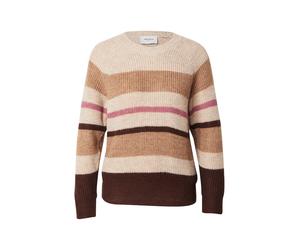 Pepe Jeans Pull-over 'Cassandra' écru / marron / rose foncé, Taille S