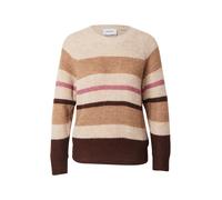 Pepe Jeans Pull-over 'Cassandra' écru / marron / rose foncé, Taille XS