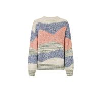 Pepe Jeans Pull-over 'HARRIET' beige clair / gentiane / anthracite / pêche, Taille XS
