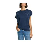 Pepe Jeans - Raz T-shirt - Femme - Blouses et Chemises - Bleu - Taille: 36 FR