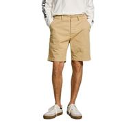 Pepe Jeans Regular Chino Short, Marron (Beige Kaki), 34W Homme