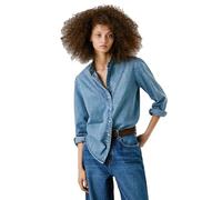 Pepe Jeans Regular Denim Blouse Chemise, Bleu (Denim-3v3), M Femme