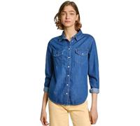 Pepe Jeans Pl304894 Long Sleeve Shirt Bleu S Femme
