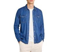 Pepe Jeans Regular Shirt PM308586, Chemise en Jean Homme, Blue (Denim-HT8),