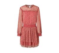 Pepe Jeans Bridget Long Sleeve Short Dress Rose M Femme