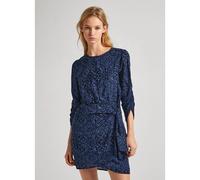 Pepe Jeans Clarin Long Sleeve Short Dress Bleu XS Femme
