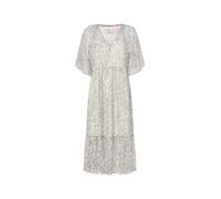 Pepe Jeans Robe 'May' écru / or / vert pastel / blanc, Taille 38