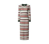 Pepe Jeans Robes en maille 'North' bleu clair / vert foncé / saumon / blanc, Taille XL