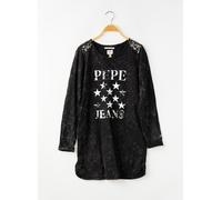 pepe jeans robes fille de couleur noir