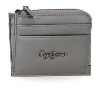 Pepe Jeans Ruby Porte-Monnaie avec Porte-Cartes Gris 11,5 x 8 x 1,5 cm Polyester et PU by Joumma Bags, Gris, Talla única, Porte-Monnaie avec Porte-Cartes