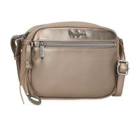 Pepe Jeans Ruby Sac à bandoulière Beige 21 x 14 x 5 cm Polyester et PU by Joumma Bags, Beige, Talla única, Bandoulière