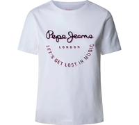 Pepe Jeans Rumer T-Shirt, Blanc, M Femme