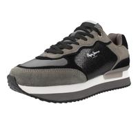 Pepe Jeans Rusper Stars Leather Sneakers Black