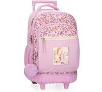 Pepe Jeans - Sac à dos à roulettes "Sandra" - 44 x 33 x 21 cm - Rose Rose G