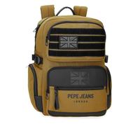 Pepe Jeans Bromley Sac à Dos Porte-Tablette Adaptable Portable 15,6 Pouces Jaune 28 x 40 x 16 cm Polyester 20,46 L by Joumma Bags, Citronier, Talla única, Sac à Dos Porte-Tablette Adaptable