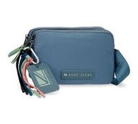 Pepe Jeans - Sac bandoulière 2 cpts Tessa - bleu jean - 8977 Bleu G