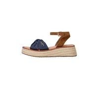 Pepe Jeans Sandales à lanières 'Kate Bass' bleu marine / marron, Taille 36