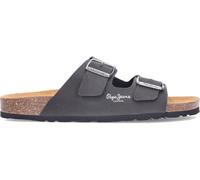 Pepe Jeans Sandales Bio Double Velour Noir