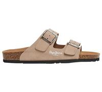 Pepe Jeans Sandales en cuir Oban Beige Femme Taille 41