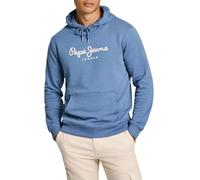 Pepe Jeans Saul Hoodie Sweat à Capuche, Bleu (Sea Blue), M Homme