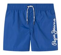 Pepe Jeans Short de Bain avec Logo pour garçon, Bleu (anyil Blue), 16 Ans