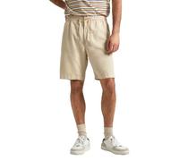 Pepe Jeans Short décontracté en lin pour homme, Beige (Base Beige), 34W