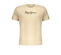 Pepe Jeans - Short Sleeve T-Shirt - Homme - Tops - Beige - Taille: M
