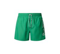 Pepe Jeans Shorts de bain vert / blanc, Taille XL