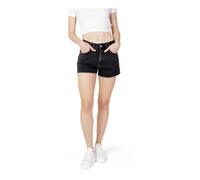 Pepe Jeans - Shorts Noirs avec Fermeture Éclair - Femme - Shorts - Noir - Taille: W24