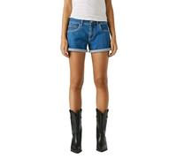 Pepe Jeans Siouxie Regular Fit Denim Shorts Bleu 26 Femme