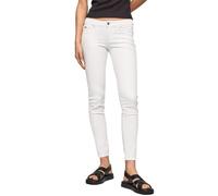 Pepe Jeans Skinny Taille Basse PL211705 Pantalon, Blanc (White), 29W / 32L Femme