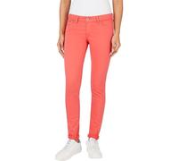 Pepe Jeans Skinny Taille Basse PL211705 Pantalon, Rouge (Crispy Red), 32W / 32L Femme