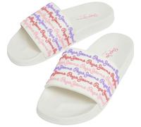Pepe Jeans Slider Set W, Tongs Femme, Blanc (Off White), 5