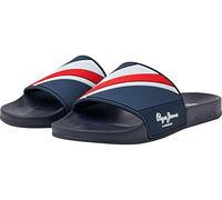 Pepe Jeans Slider Texture Sandales à glissière, Navy, 26 EU