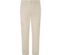 Pepe Jeans Slim Cargo Poplin Pantalons, Beige (Ivory White), 28W Homme
