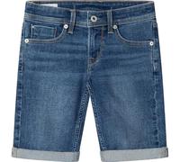 Pepe Jeans Slim Short Jr, Bleu (Denim-Ic4), 12 Ans Garçon