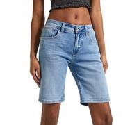 Pepe Jeans Slim Short Mw Short Femme, Bleu (Denim-MN7), 27W